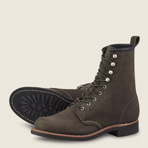 Red Wing Heritage Boots Silversmith - Short Acampo Læder - Mørke Grå - Dame 1345-HFIZR